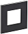 Рамка 1-м SKANDY SK-F31Bl металл черн. IEK SK-M12-M-K02