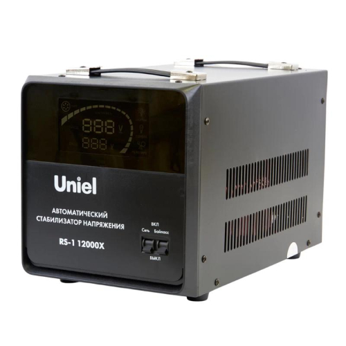 Стабилизатор напряжения RS-1 12000X 12000В.А 1ф релейный напольн. TM Uniel UL-00012861