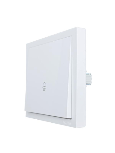 Кнопка звонка СП ZIMA IP20 безвинтов. зажим механизм бел. LEZARD 704-0288-103QC