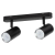 Светильник OL35-2 BK MR16 GU10 IP20 настенно-потолочный спот черн. хром ЭРА Б0056364