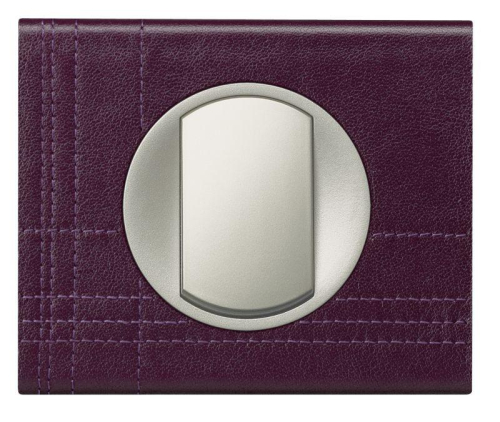 Рамка 1-м Celiane кожа пурпур Leg 069441