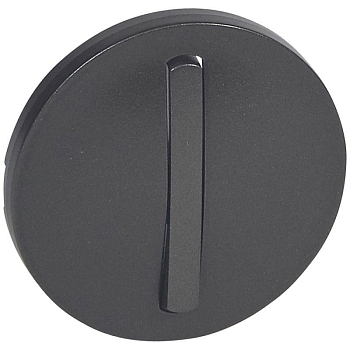 Накладка выкл. 1-кл. Celiane slim графит Leg 065201