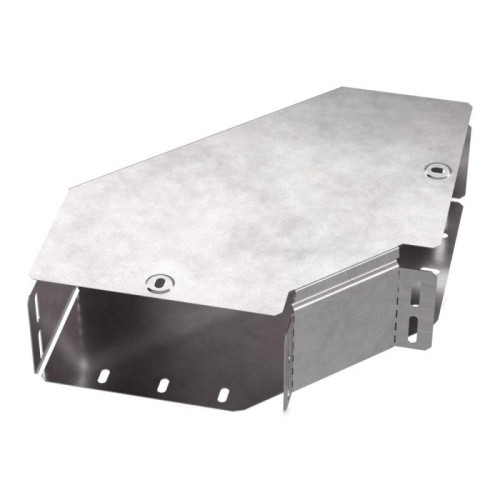 Угол для лотка горизонтальный 90град. 200х100 Стандарт с крышкой Промрукав PR16.0419