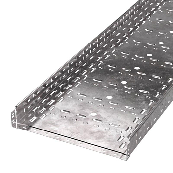 Лоток перфорированный 500х80 L3000 сталь 1мм (уп.6м) Стандарт Промрукав PR16.0018