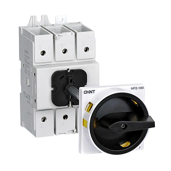 Выключатель-разъединитель NF2-32/3DOBR выносная черн. рукоятка с замком упр. для установ. на дверь (R) CHINT 324121