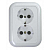 Розетка 2-м СП 16А IP20 с заземл. бел. БЕЛТИЗ Молодечно РС16-009