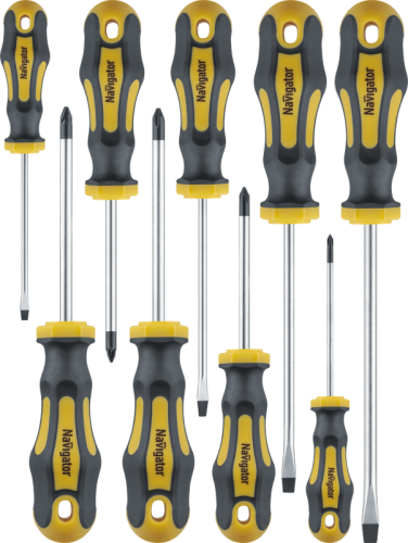 Набор отверток NHT-Ot02-H9 (9шт) Navigator 95269