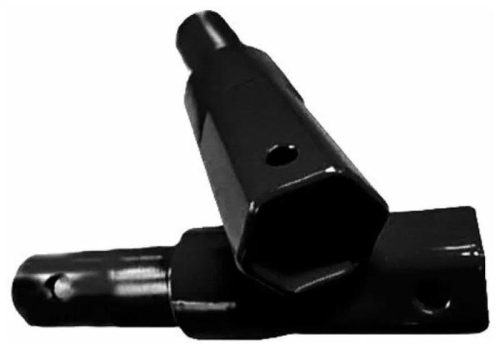 Удлинитель колесной оси для МК-7000; МК-7500; МК-8000 шестигранник d23х23х185 (уп.2шт) HUTER 71/3/50