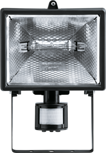 Прожектор 94 611 NFL-SH1-500-R7s/BL 500Вт R7s IP44 (ИО 500вт черн. с датчиком движ.) Navigator 94611