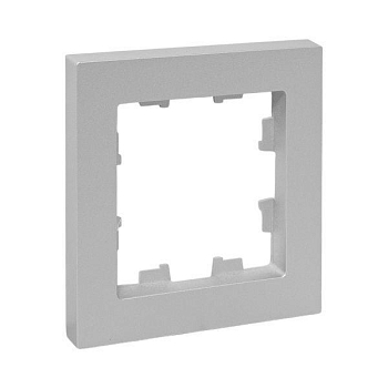 Рамка 1-м Эпика пластик алюм. EKF UP1-FPA-01