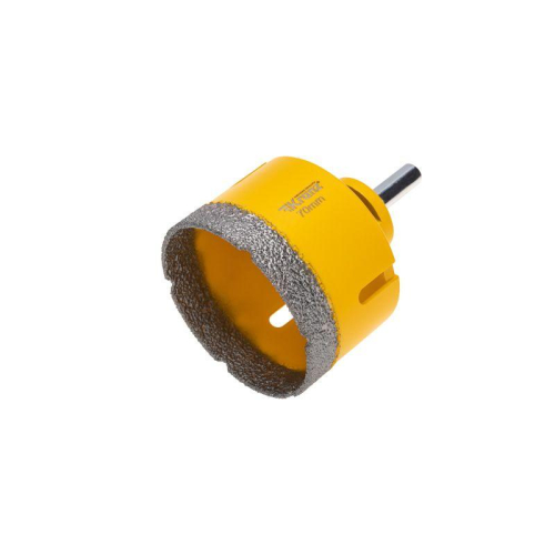 Коронка алмазная профессиональная по керамограниту и железобетону М14 вакуумное спекание 70мм для УШМ Kranz KR-92-1026