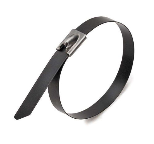 Хомут кабельный СКС-П (316) 7.9х300 стальной с покрытием (уп.100шт) Fortisflex 74901