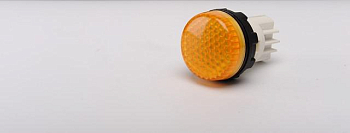 Арматура сигнальная 22мм 220В со светодиодом желт. EMAS S222LS