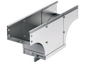 Ответвитель для лотка Т-образ. верт. универс. TDS осн. 600 H100 в комплекте с крепеж. эл. цинк-ламель DKC 37178KZL