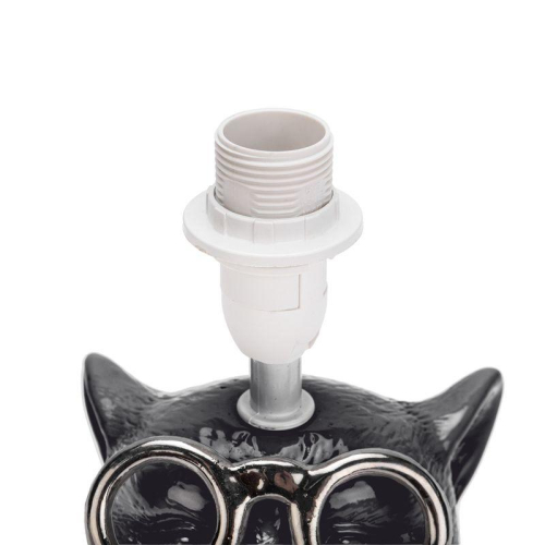 Светильник декоративный "Кот в очках" Е14 40Вт черн. Rexant 603-1034