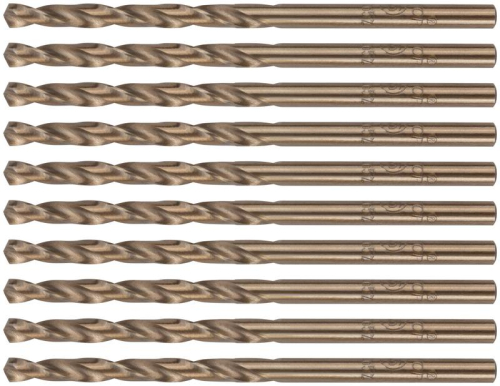 Набор сверл по металлу Profi 3.5х70мм с кобальтом 5ти-проц. (уп.10шт) Cutop 48-35-10