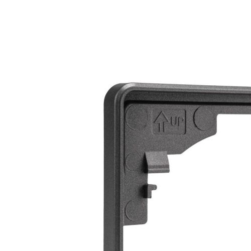 Рамка 2-м ROUND MIELE титан Kranz KR-78-0752-2