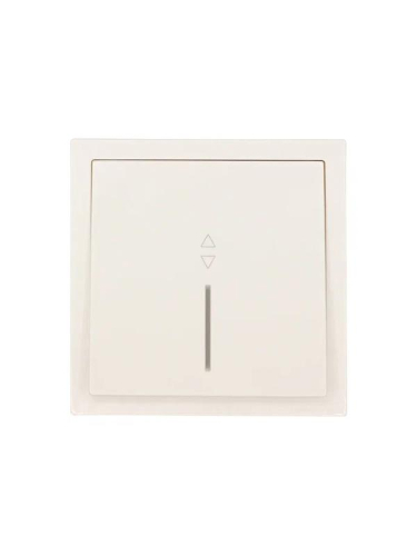 Выключатель проходной 1-кл. с индик. СП ZIMA IP20 10А безвинт. зажим слон. кость LEZARD 704-9088-114QC