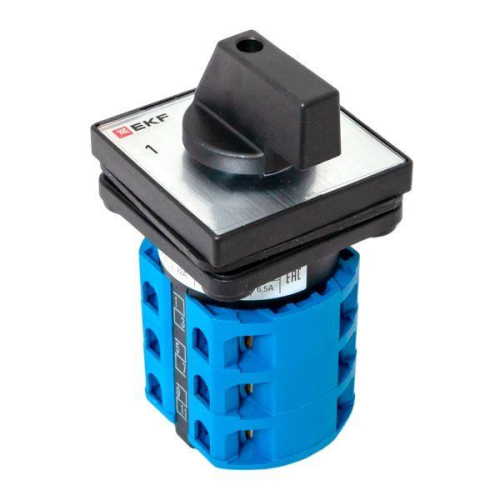 Переключатель кулачковый ПК-1-23 3п 25А "1-0-2" IP65 EKF pk-1-23-25-65