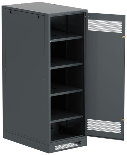 Шкаф LINEA B (пустой) 1700х600мм дверь метал. черн. ITK LB05-17H69-M