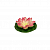 Светильник садовый 951 "Лилия" солнечная батарея роз. плав. Космос KOC_SOL951