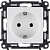 Розетка 1-м СП Valena Life 16А IP2X 250В 2P+E безвинт. клеммы с лицев. панелью механизм бел. Leg 753421