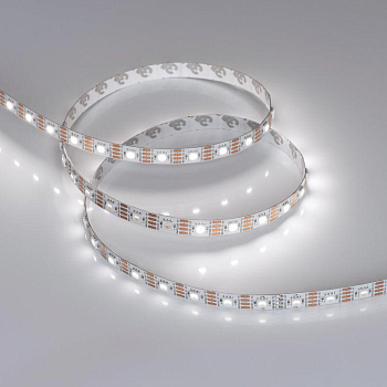 Лента светодиодная SPI-B60-10mm 12V White 6000К-PX1-RAM 9.3Вт/м IP20 5060 бегущий огонь (уп.5м) Arlight 037829