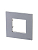 Рамка 1-м 2мод. Zenit серебристый ABB 2CLA227100N1301