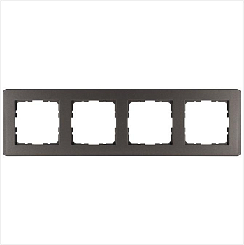 Рамка 4-м G-Flex мокко Jasmart G1104Z