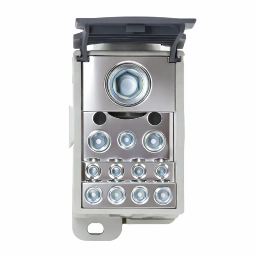 Блок распределительный винтовой зажим 1х120кв.мм 2х35кв.мм 5х16кв.мм 4х10кв.мм DKC POD-250