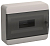 Корпус пластиковый ЩРН-П-12 IP41 черн. прозр. дверь TEKFOR IEK TF5-KP12-N-12-41-K01-K03