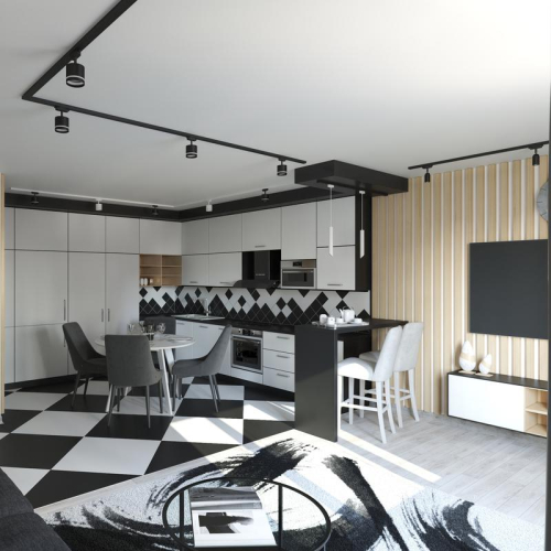 Светильник трековый ARTLINE поворотный 85х85х80мм GX53 230В алюм./пластик. 4кв.м Ritter 59866 8