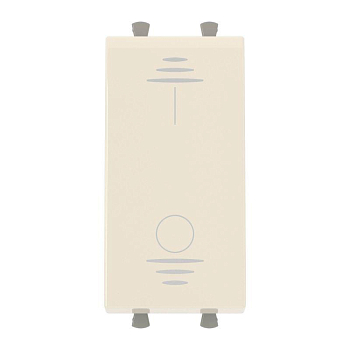 Выключатель модульный 1-кл. 2п 1мод. Avanti "Ванильная дымка" DKC 4405221