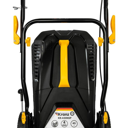 Газонокосилка бензиновая KR-430NSP несамоходная 150куб.см 43см Kranz KR-16-1235