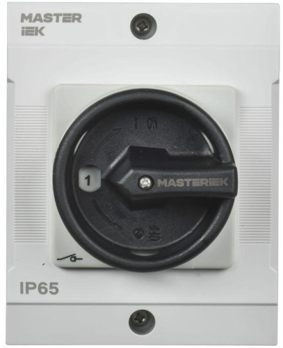 Переключатель кулачковый 10А (сх. 54) в боксе закрытая рукоятка IEK MI-CS21-010-054