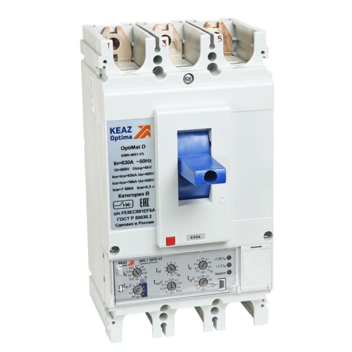 Выключатель автоматический OptiMat D630H-MR1.1-У3 КЭАЗ 321654