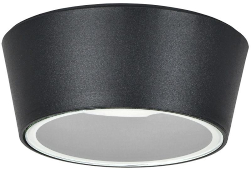 Светильник 5104 GX53 IP65 уличный потолочный черн. IEK LT-UPU0-5104-GX53-1-K02