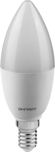 Лампа светодиодная 90 054 OLL-C37-12-230-2.7K-E14-FR ОНЛАЙТ 90054