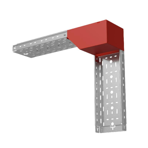 Угол для лотка вертикальный внешний L 50х200мм с разворотом трассы на 90град. "ПЛЮС" HD85 КМ PL18484