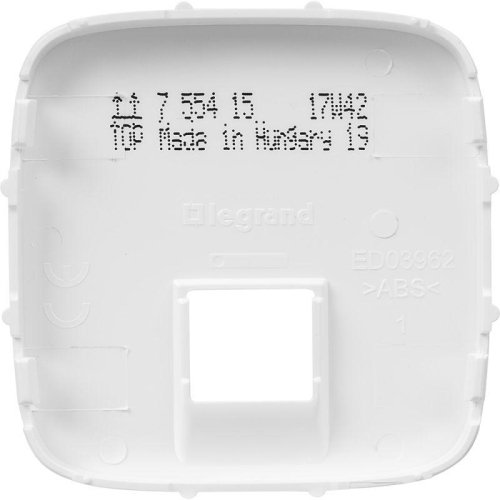 Панель лицевая Valena Allure для 1-м телефонных/информационных розеток бел. Leg 755415