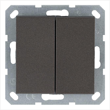 Переключатель перекрестный 2-кл. 10А IP20 механизм мокко Jasmart G3014Z