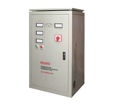 Стабилизатор напряжения АСН-45000/3 3ф 45кВт IP20 электромех. Ресанта 63/4/14