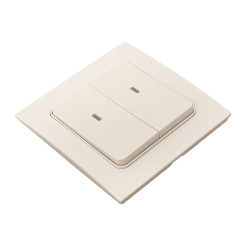 Выключатель 2-кл. Стокгольм Умный беспроводной бел. Zigbee Сonnect EKF RCV-ST2-WS-ZB