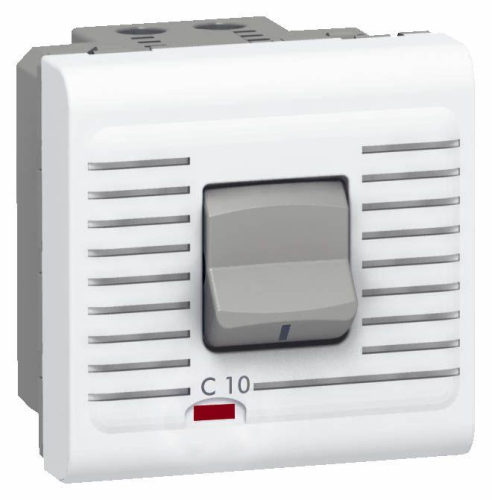 Выключатель автоматический 2п (1P+N) 10А Mosaic 230В 2мод. термомагнит. бел. Leg 077521