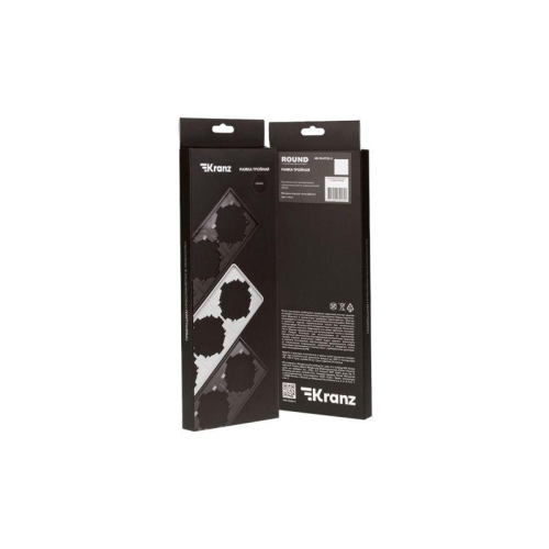 Рамка 3-м ROUND MIELE оникс Kranz KR-78-0753-3