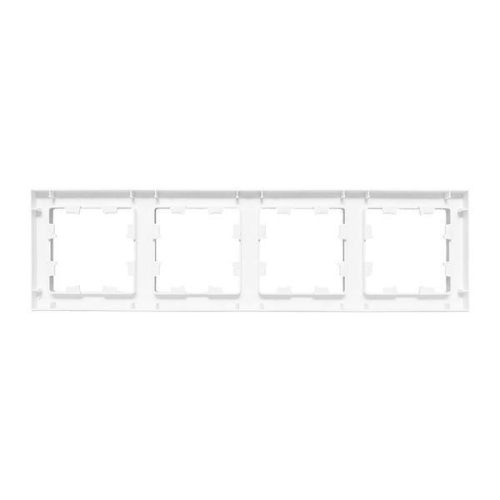 Рамка 4-м Эпика пластик бел. EKF UP1-FPW-04