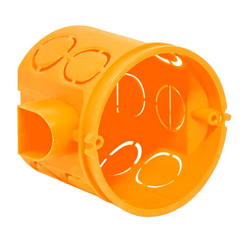 Коробка установочная Тусо для блоков углубленная D=60мм Н=62мм с самор. не распр. горение Ruvinil 10190НГ