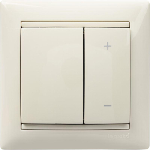 Механизм светорегулятора кнопочного СП Valena 600Вт сл. кость Leg 774174