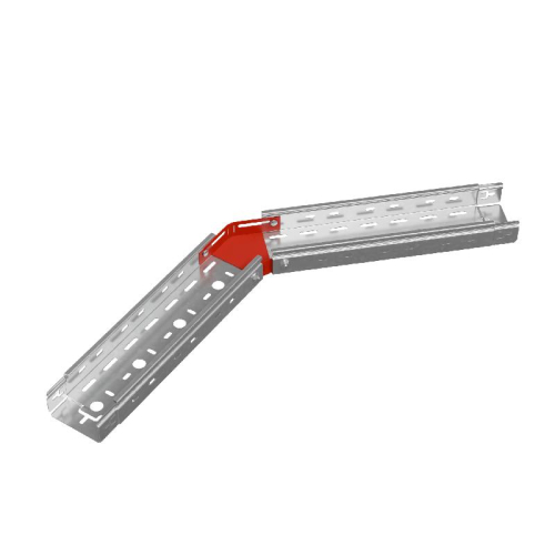 Угол для лотка горизонтальный изменяемый 0-45град. 50х150мм "ПЛЮС" HD85 КМ PL15842