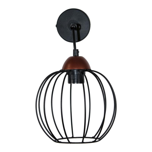 Светильник "Конти" 511 (Плафон Шар) НББ 01-60-165 Е27 (ИМ) настенный медь черн. муар Элетех 1005405032